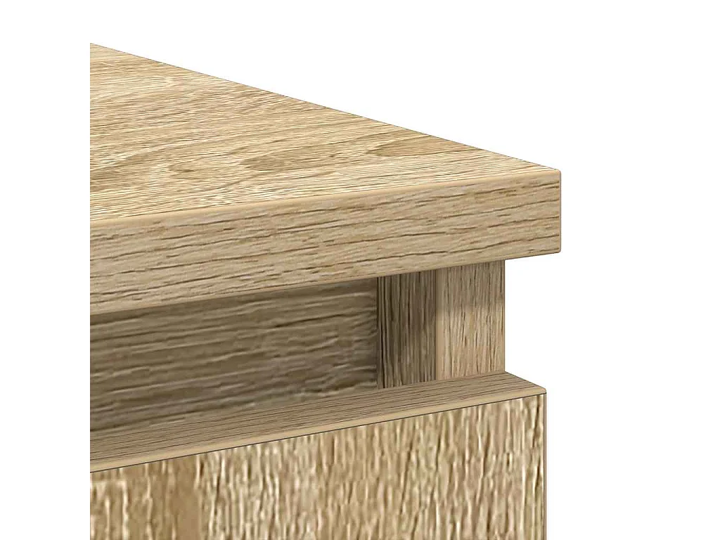 Buffet avec tiroir chêne sonoma 71x35x65 cm bois d'ingénierie