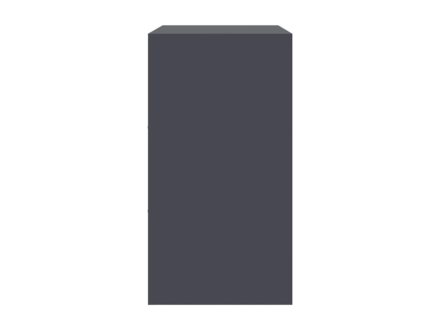 Buffet anthracite 67x39x73 cm acier