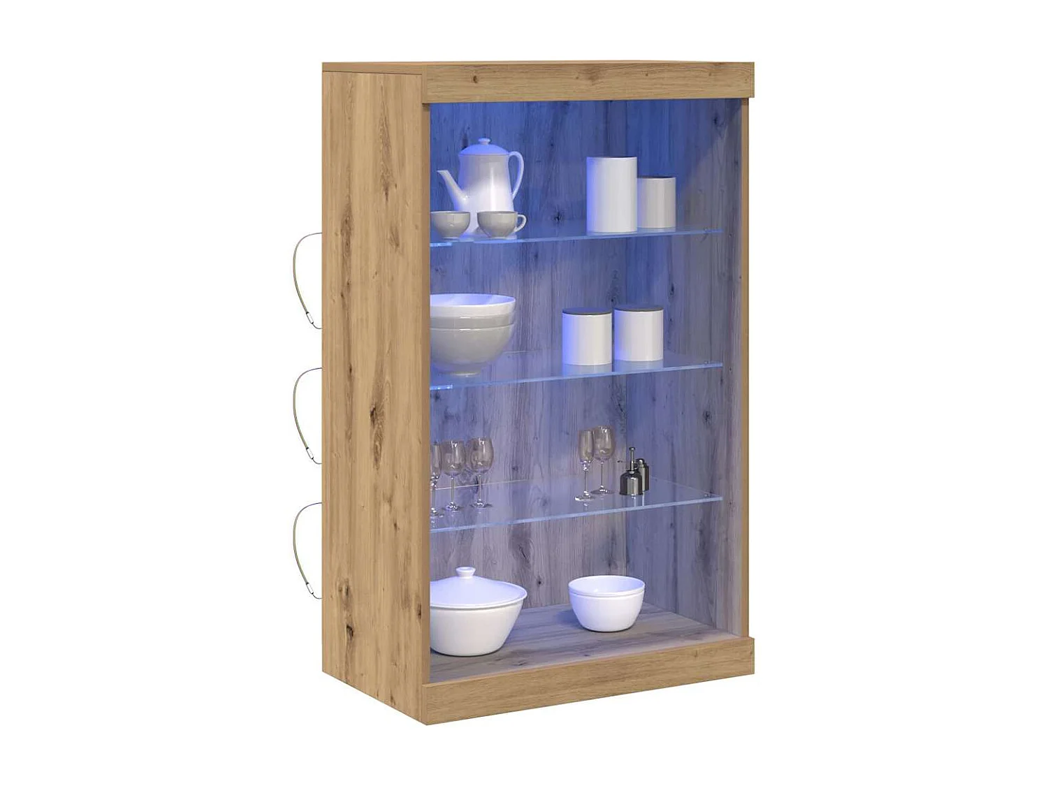 Buffet chêne artisanal 60,5 x 37 x 100 cm Bois d'ingénierie