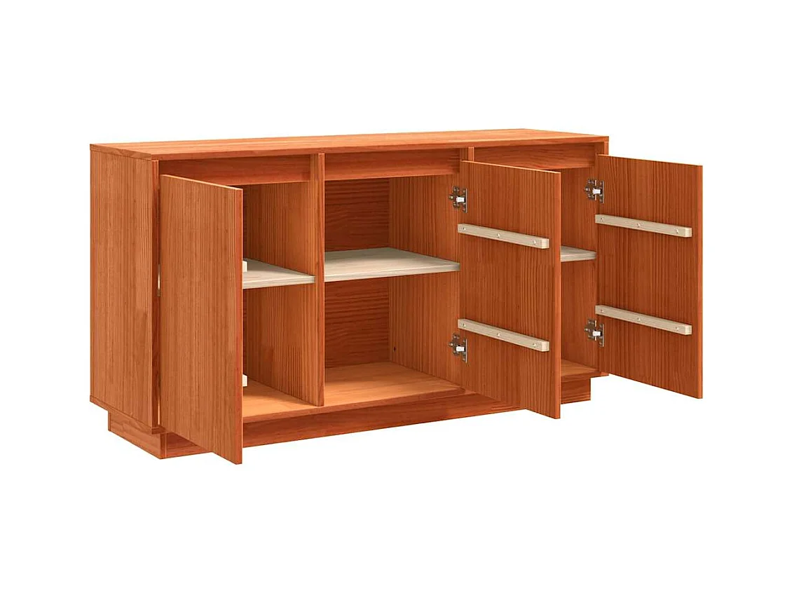 Buffet Marron 111 x 34 x 60 cm Bois de pin massif