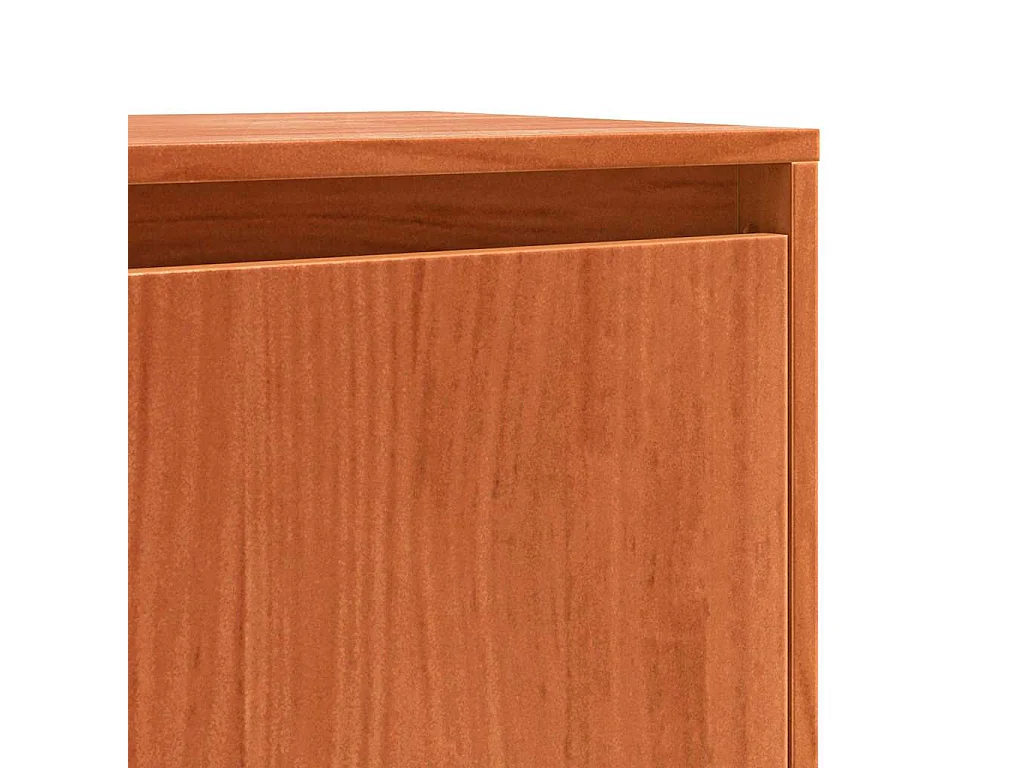 Buffet Marron 111 x 34 x 60 cm Bois de pin massif