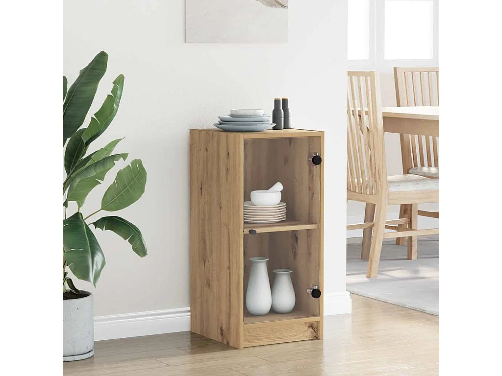 Buffet chêne artisanal 35 x 37 x 76 cm Bois d'ingénierie