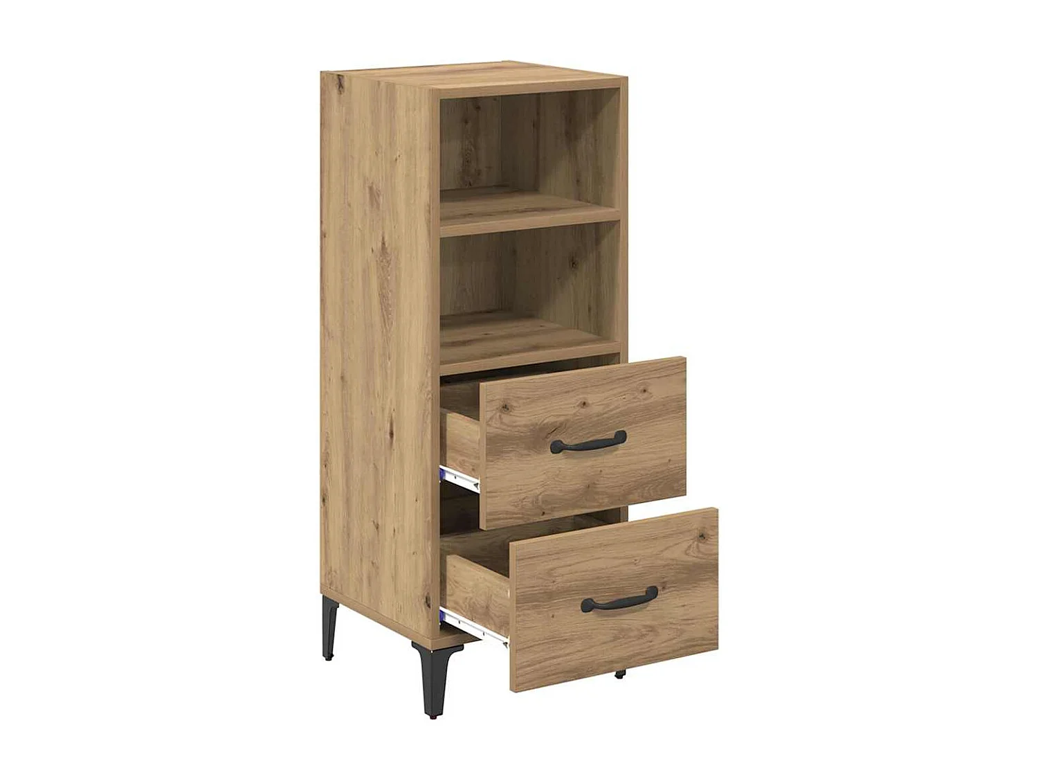 Buffet chêne artisanal 34 x 34,5 x 90 cm Bois d'ingénierie