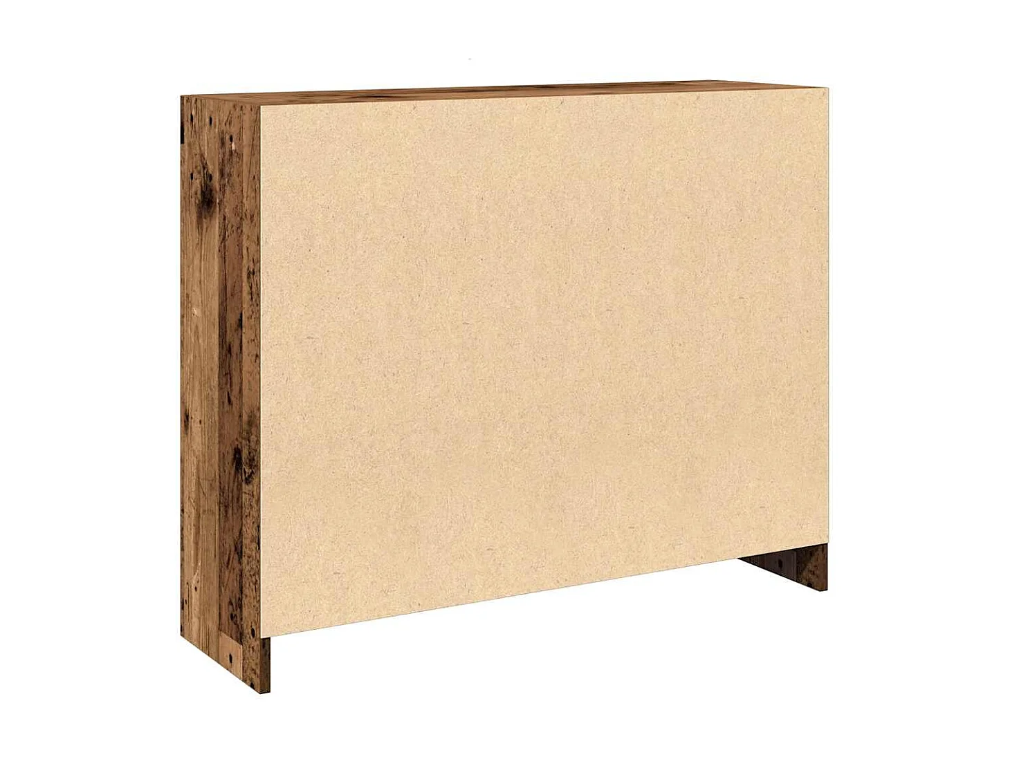 Aparador de madera de ingeniería envejecida 91x28x75 cm