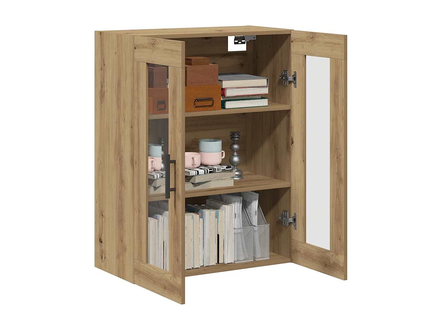 Aparador 69,5x34x90 cm derivados de madeira carvalho artisiano