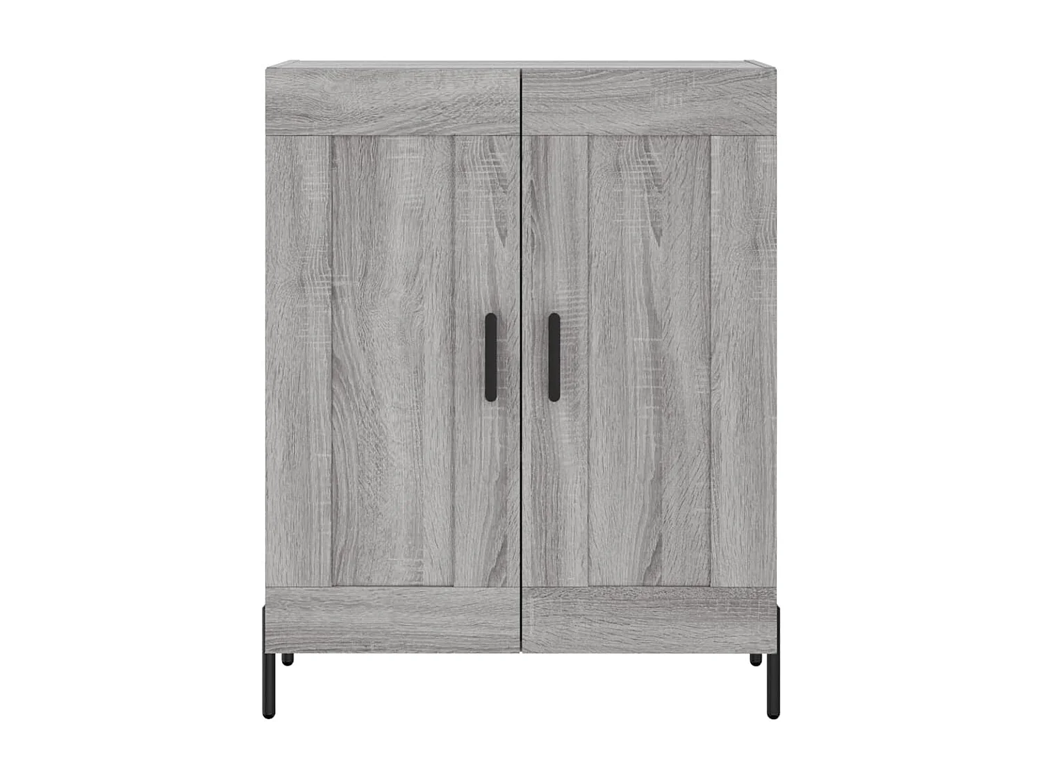 Buffet haut Sonoma gris 69,5x34x180 cm Bois d'ingénierie