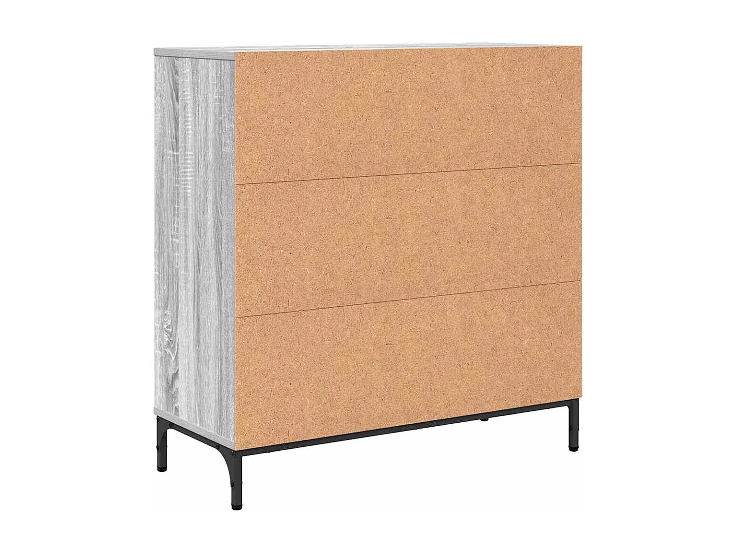 Buffet Sonoma gris 79,5 x 33 x 82 cm Bois d'ingénierie