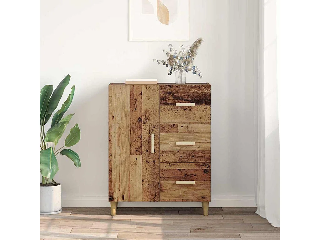 Buffet Bois ancien 34 x 69.5 x 90 cm Bois d'ingénierie