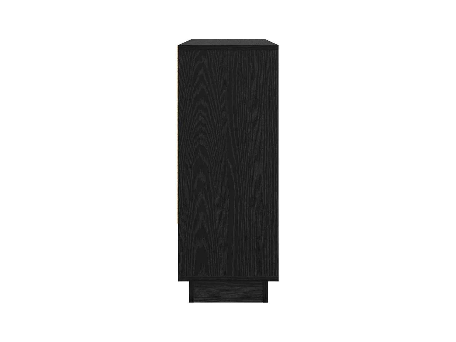 Buffet Chêne noir 97 x 29 x 75 cm Bois d'ingénierie