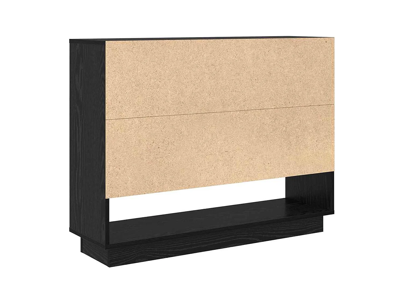 Buffet Chêne noir 97 x 29 x 75 cm Bois d'ingénierie