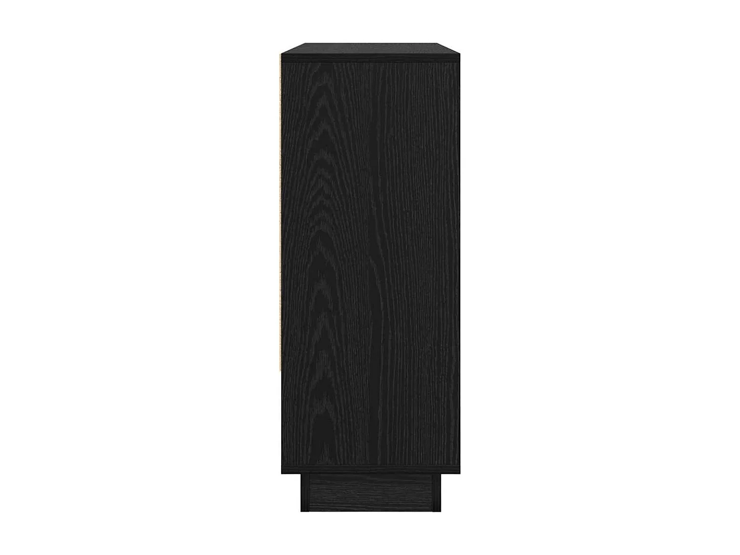 Buffet Chêne noir 97 x 29 x 75 cm Bois d'ingénierie