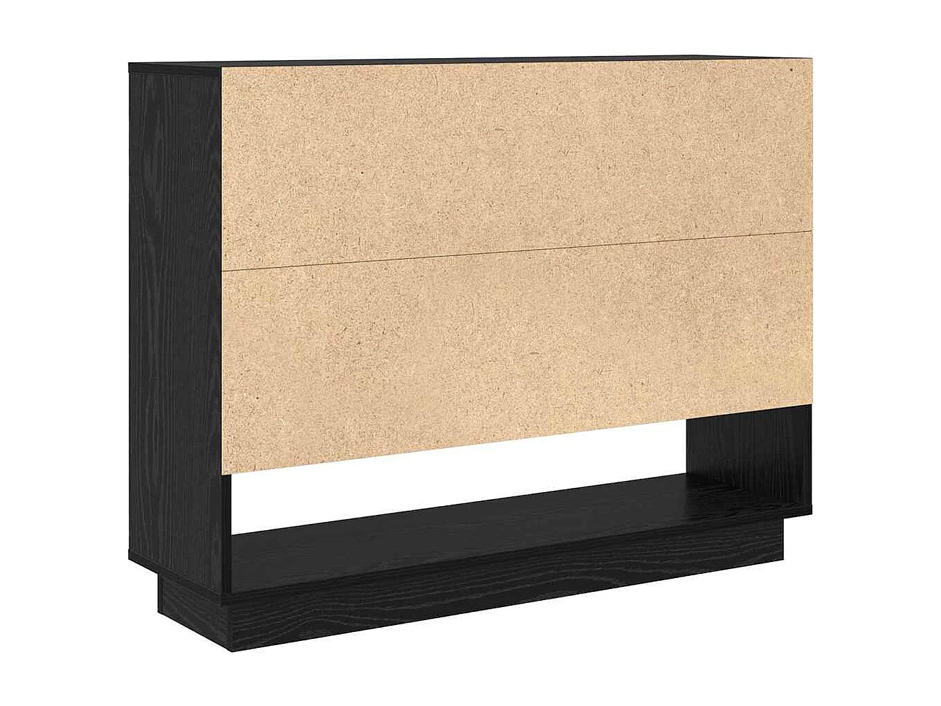 Buffet Chêne noir 97 x 29 x 75 cm Bois d'ingénierie