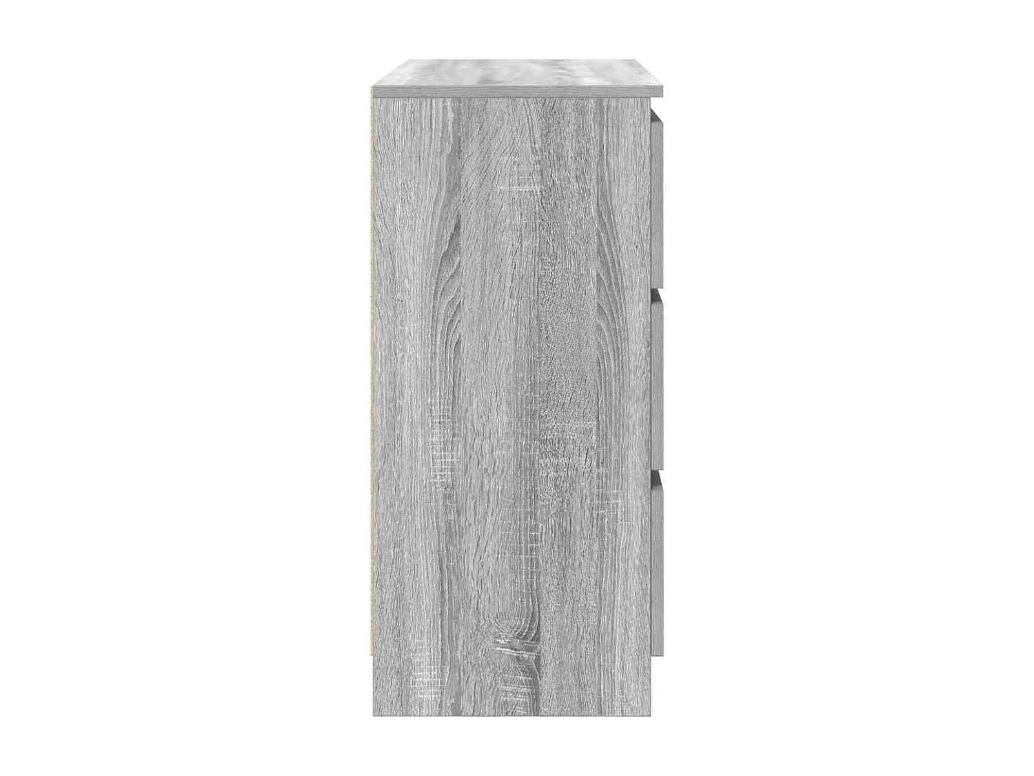 Buffet sonoma gris 80x35x76 cm bois d'ingénierie