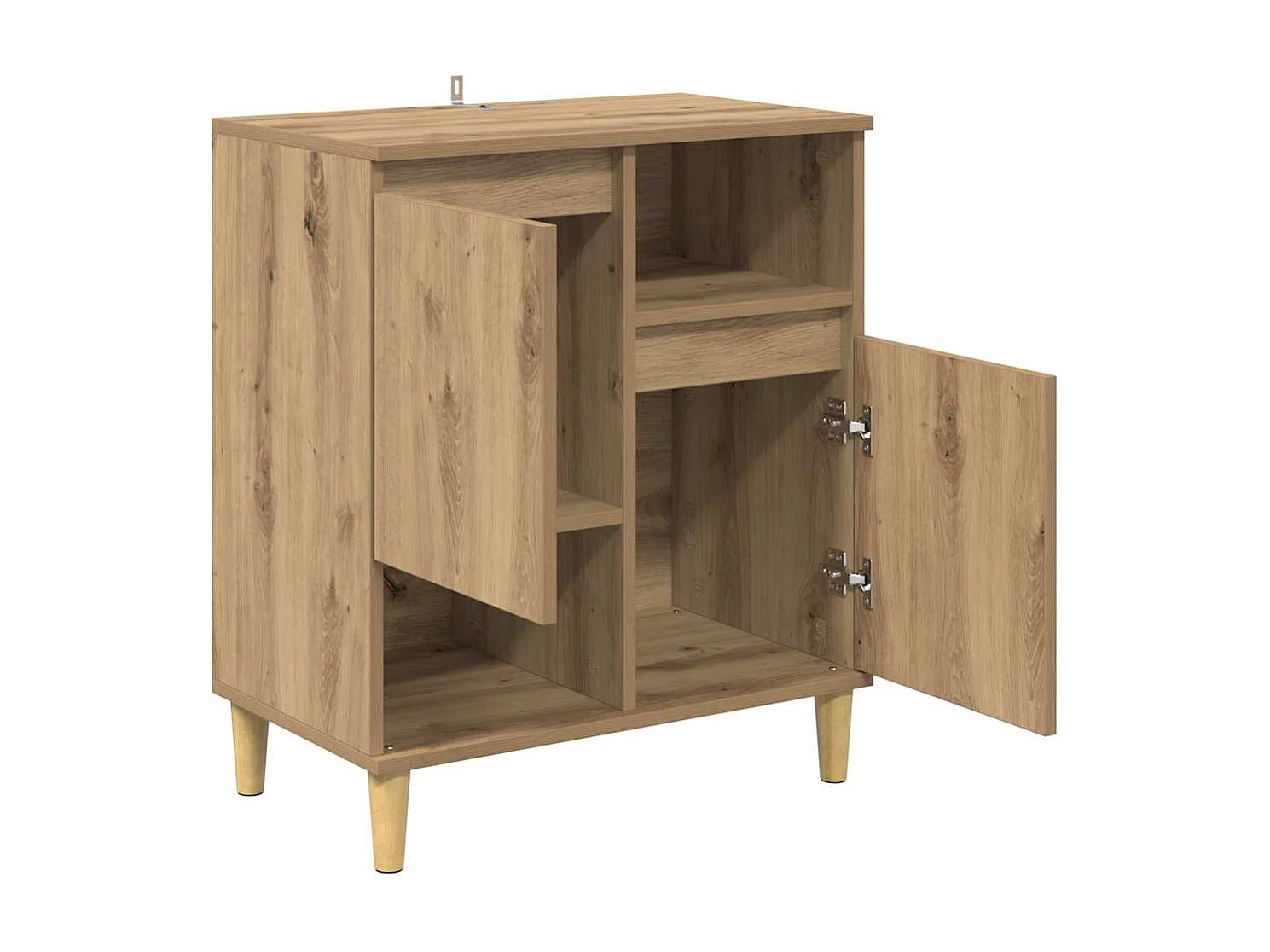 Buffet chêne artisanal 35 x 60 x 70 cm Bois d'ingénierie