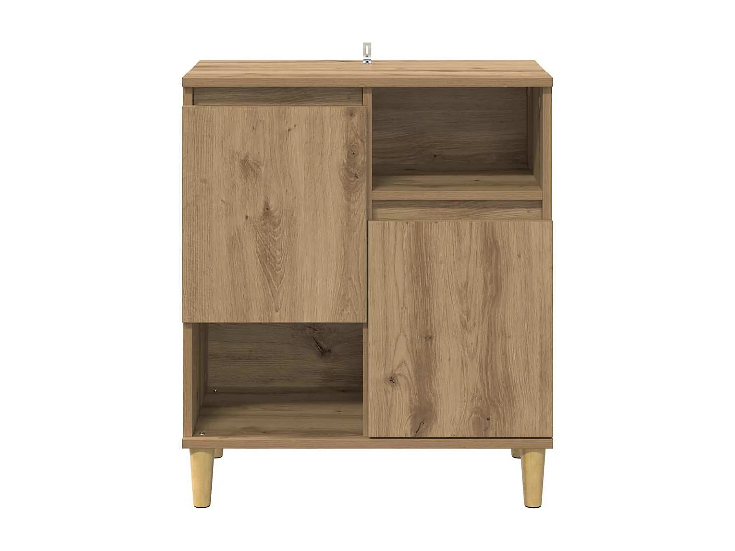 Buffet chêne artisanal 35 x 60 x 70 cm Bois d'ingénierie