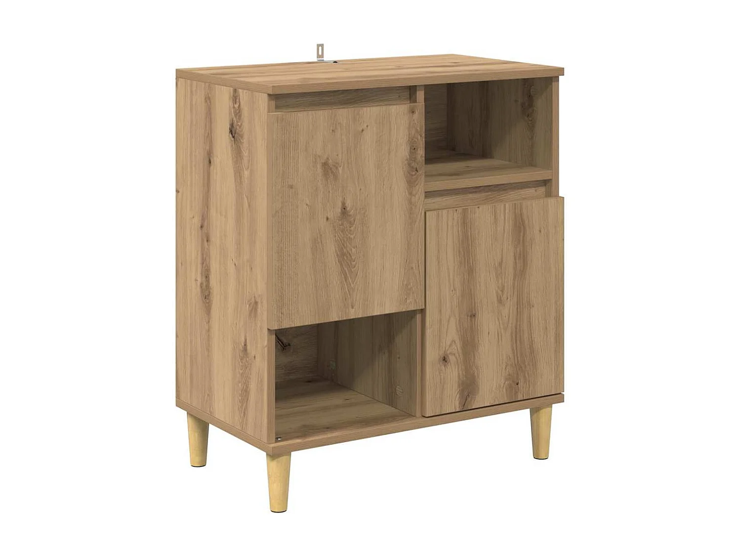 Buffet chêne artisanal 35 x 60 x 70 cm Bois d'ingénierie