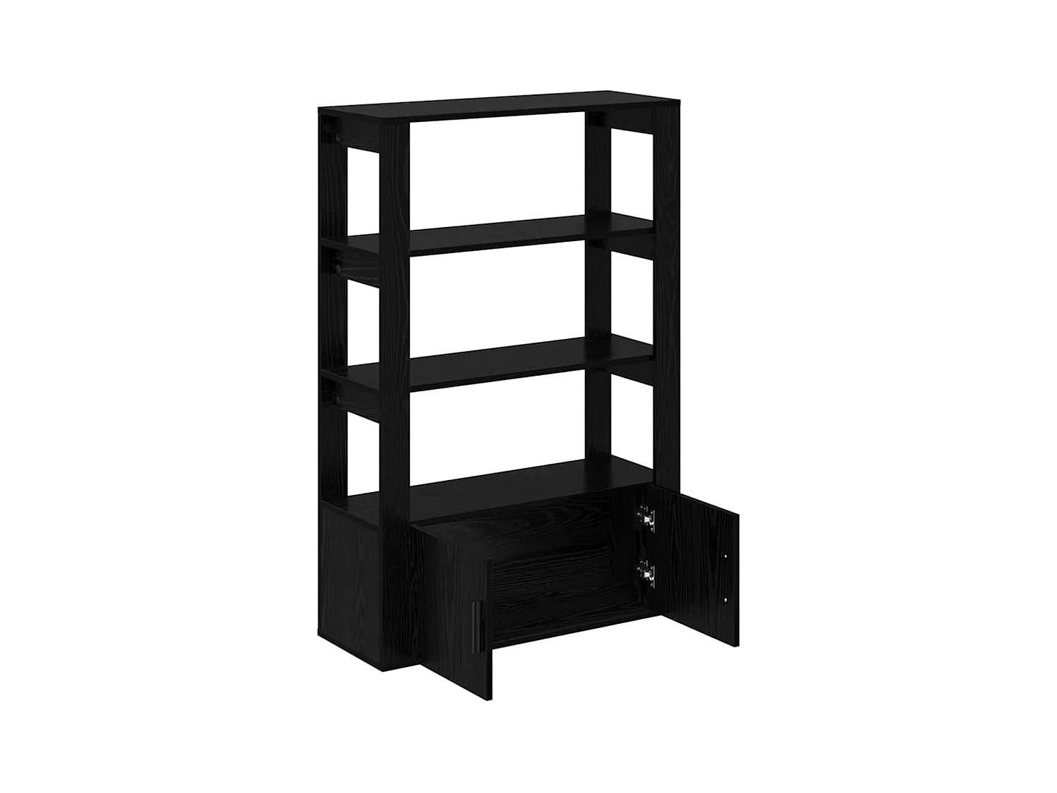 Buffet Chêne noir 30 x 80 x 119.5 cm Bois d'ingénierie