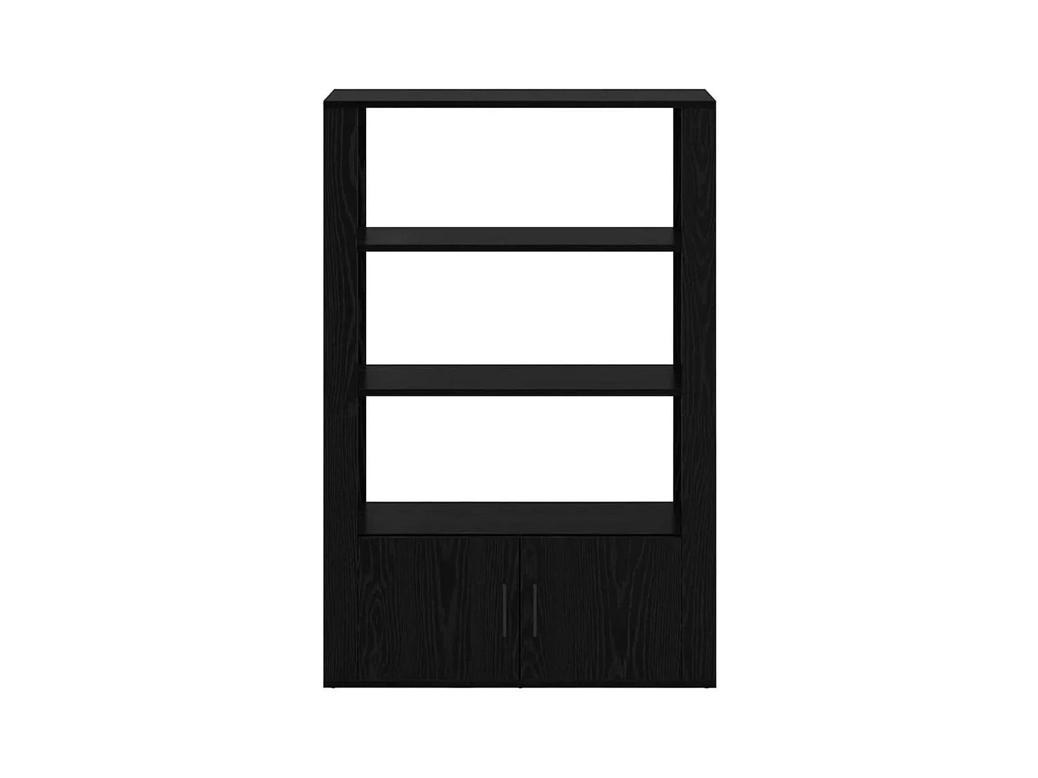 Buffet Chêne noir 30 x 80 x 119.5 cm Bois d'ingénierie