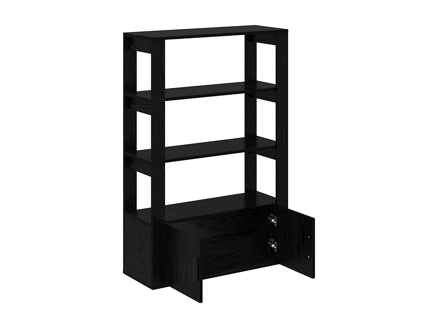 Buffet Chêne noir 30 x 80 x 119.5 cm Bois d'ingénierie