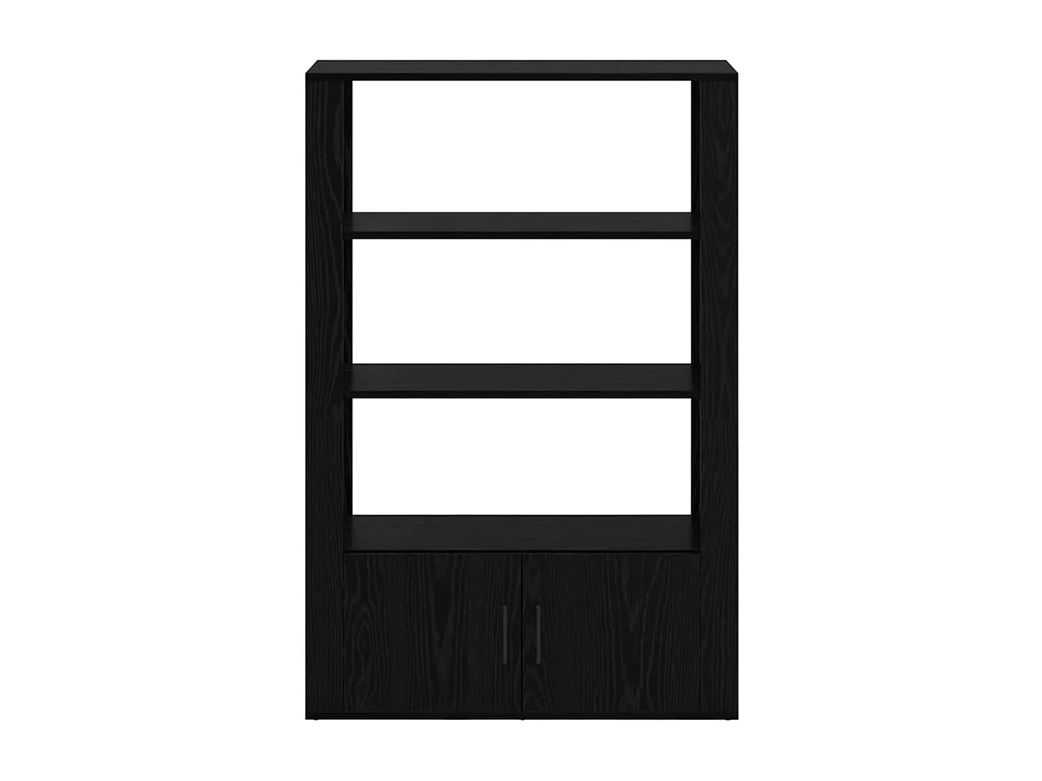 Buffet Chêne noir 30 x 80 x 119.5 cm Bois d'ingénierie