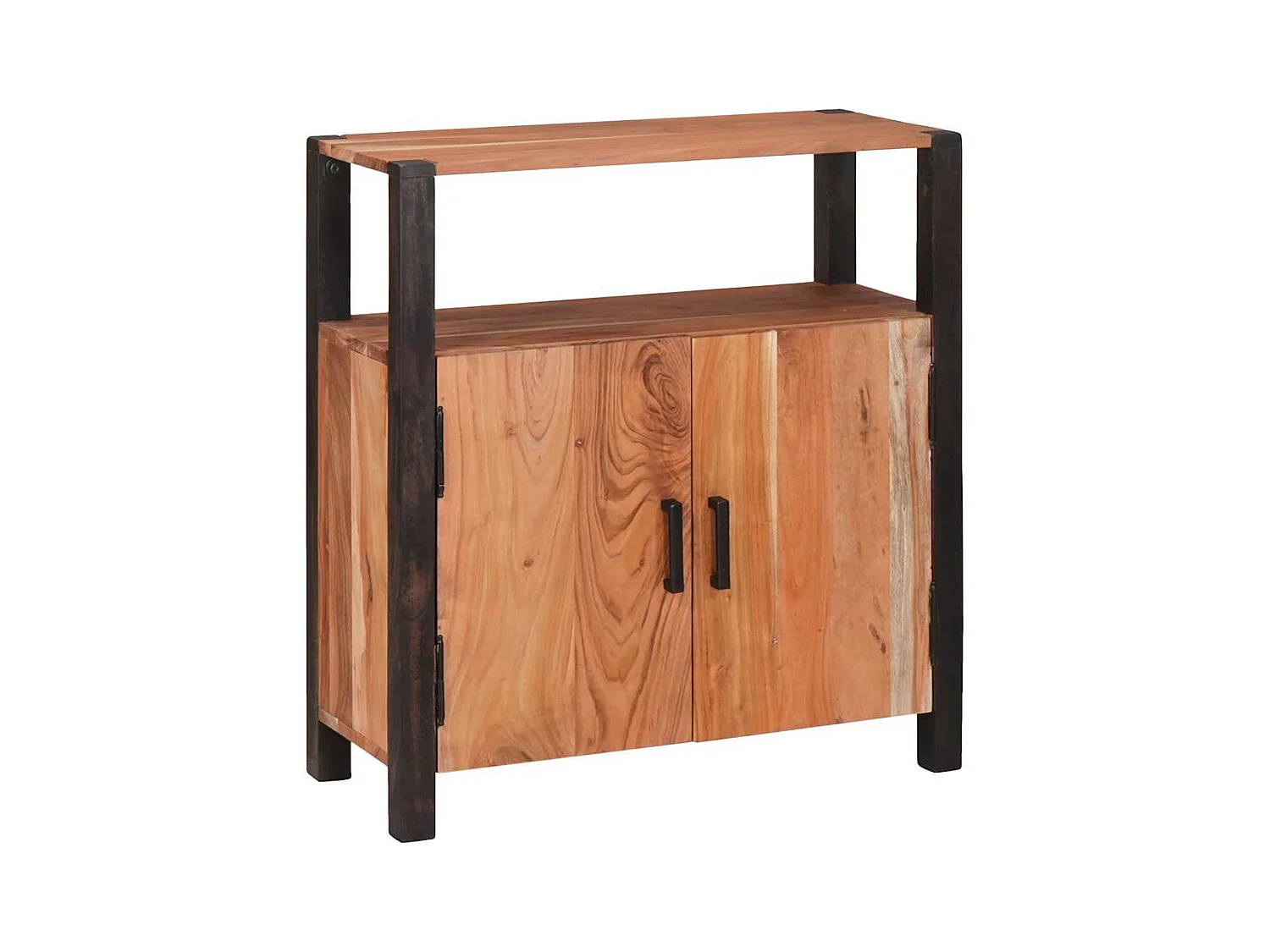 Vitrina Marrón 70 x 30 x 75 cm Madera maciza de Acacia