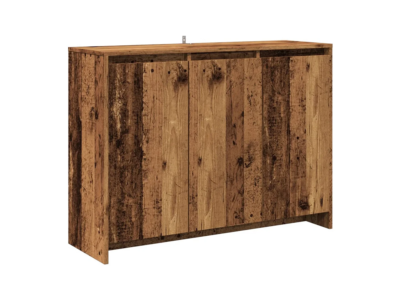 Buffet vieux bois 102x33x75 cm bois d'ingénierie