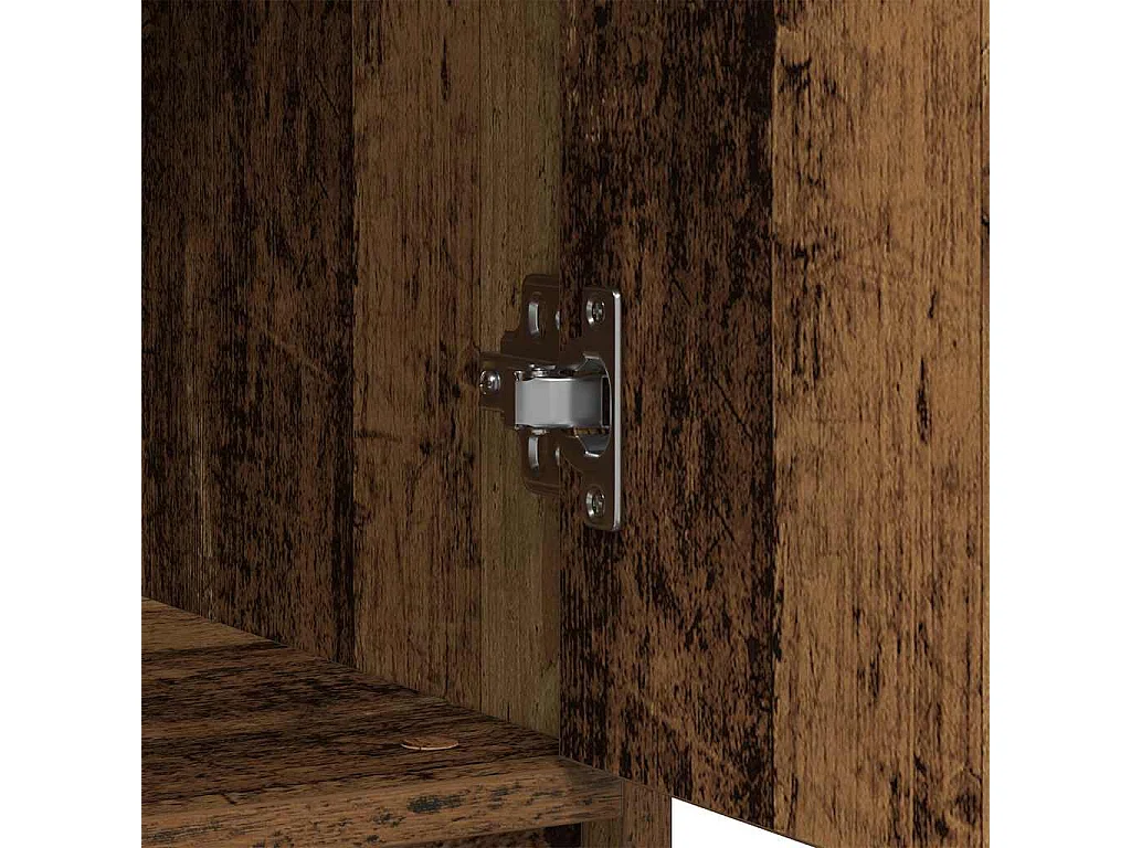 Dressoir met lade 80x34x76 cm spaanplaat oud hout