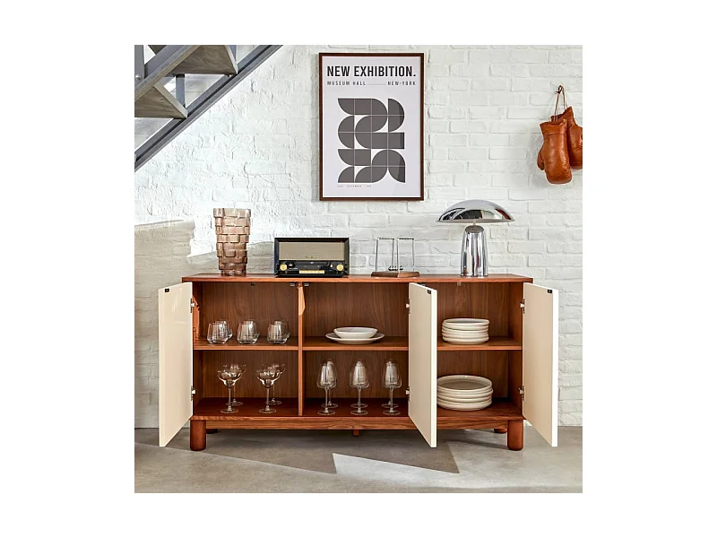 Buffet 3 portes 150 cm Jilani Atmosphera