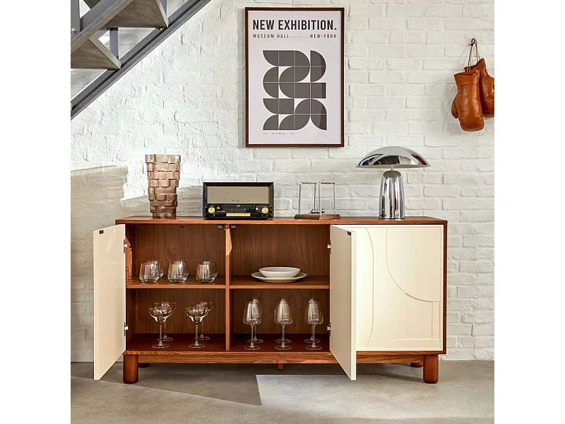 Buffet 3 portes 150 cm Jilani Atmosphera