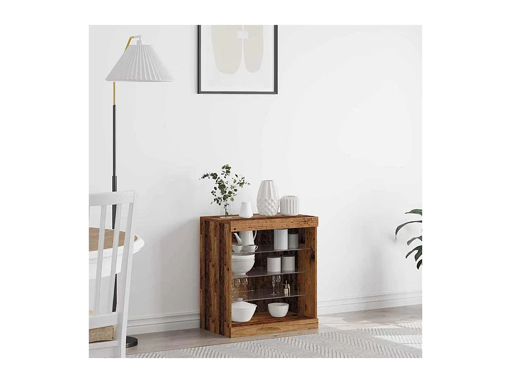 Buffet Bois ancien 60.5 x 37 x 67 cm Bois d'ingénierie