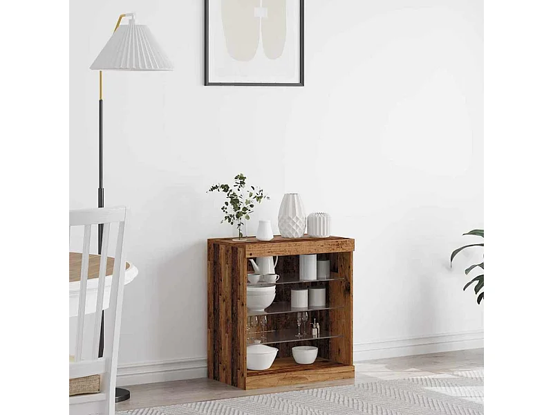 Buffet Bois ancien 60.5 x 37 x 67 cm Bois d'ingénierie