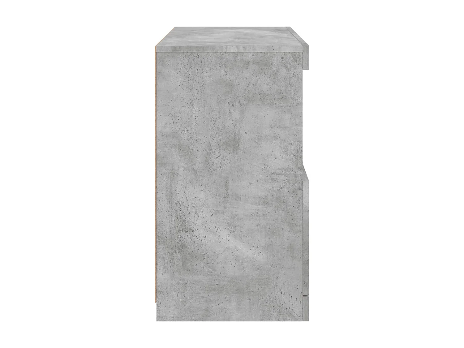 Dressoir met LED-verlichting 60x37x67 cm betongrijs