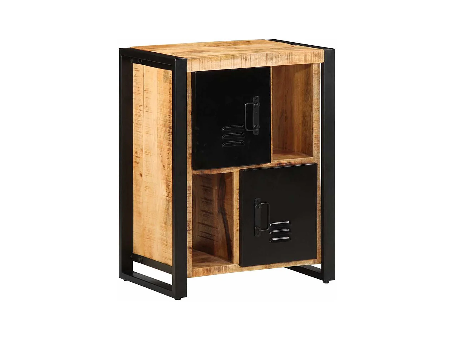 Buffet 55x35x70 cm bois de manguier brut massif