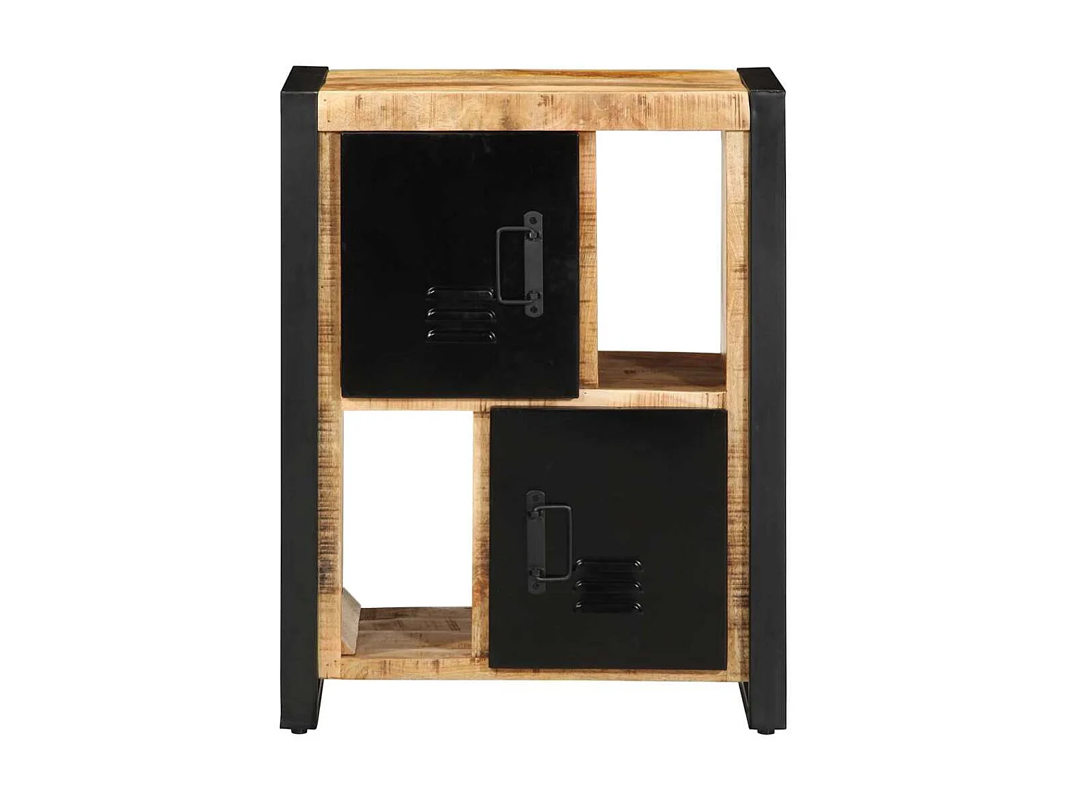 Buffet 55x35x70 cm bois de manguier brut massif