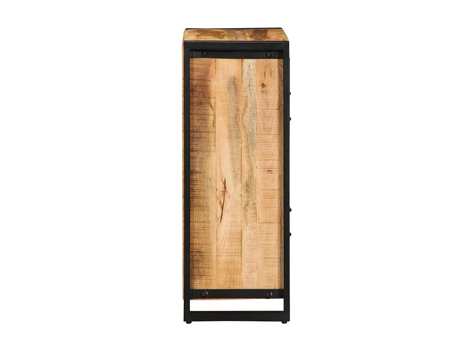 Buffet 55x35x70 cm bois de manguier brut massif