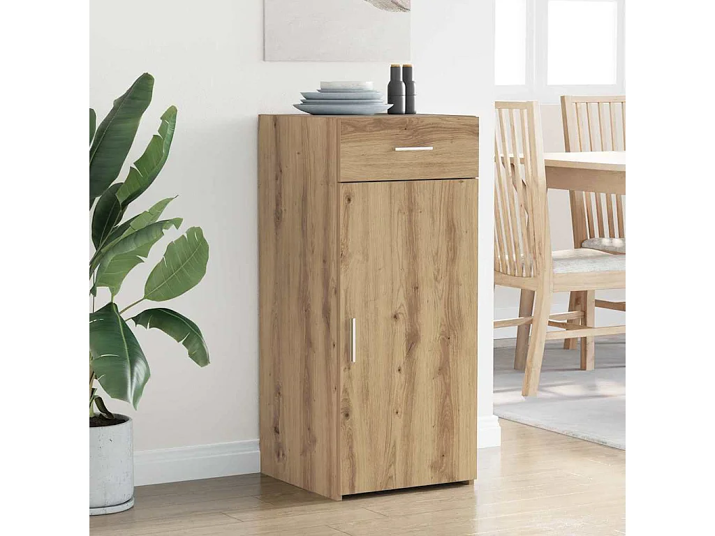 Buffet Chêne noir 42,5 x 40 x 93 cm Bois d'ingénierie