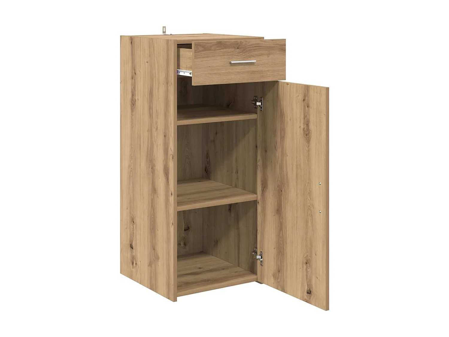 Buffet Chêne noir 42,5 x 40 x 93 cm Bois d'ingénierie