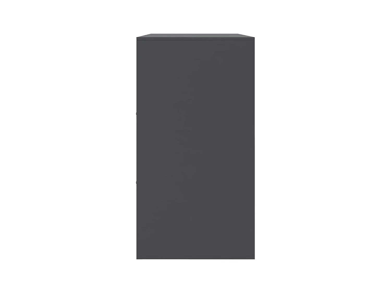 Buffet anthracite 99x39x73 cm acier