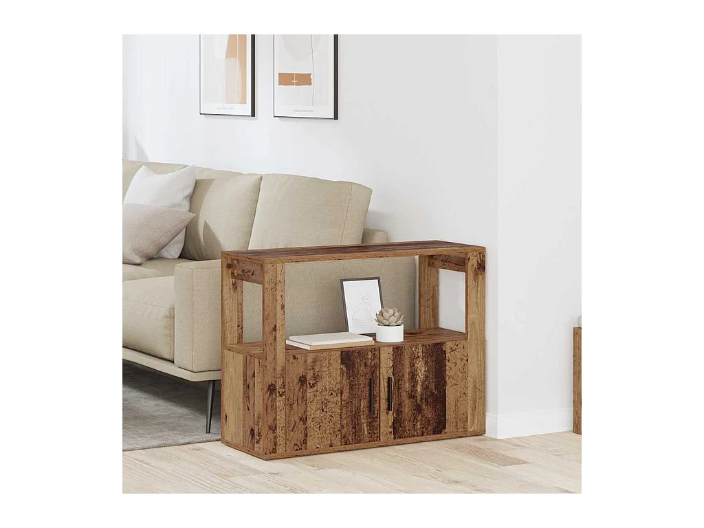 Buffet Bois ancien 80 x 30 x 60 cm Bois d'ingénierie