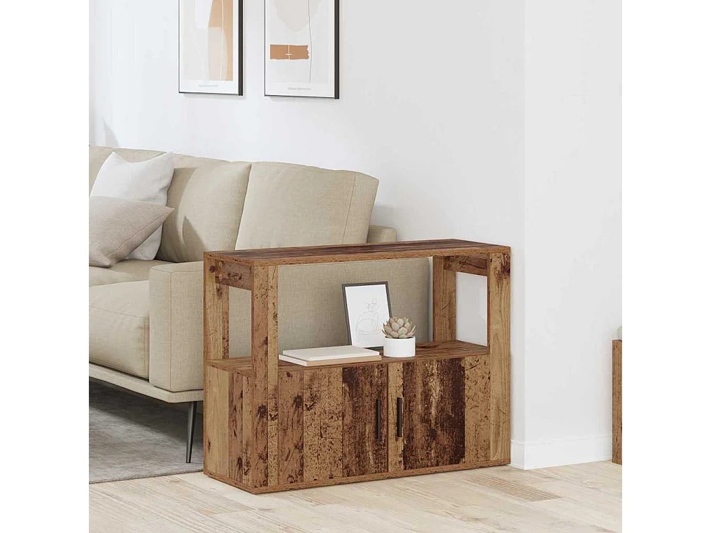 Buffet Bois ancien 80 x 30 x 60 cm Bois d'ingénierie