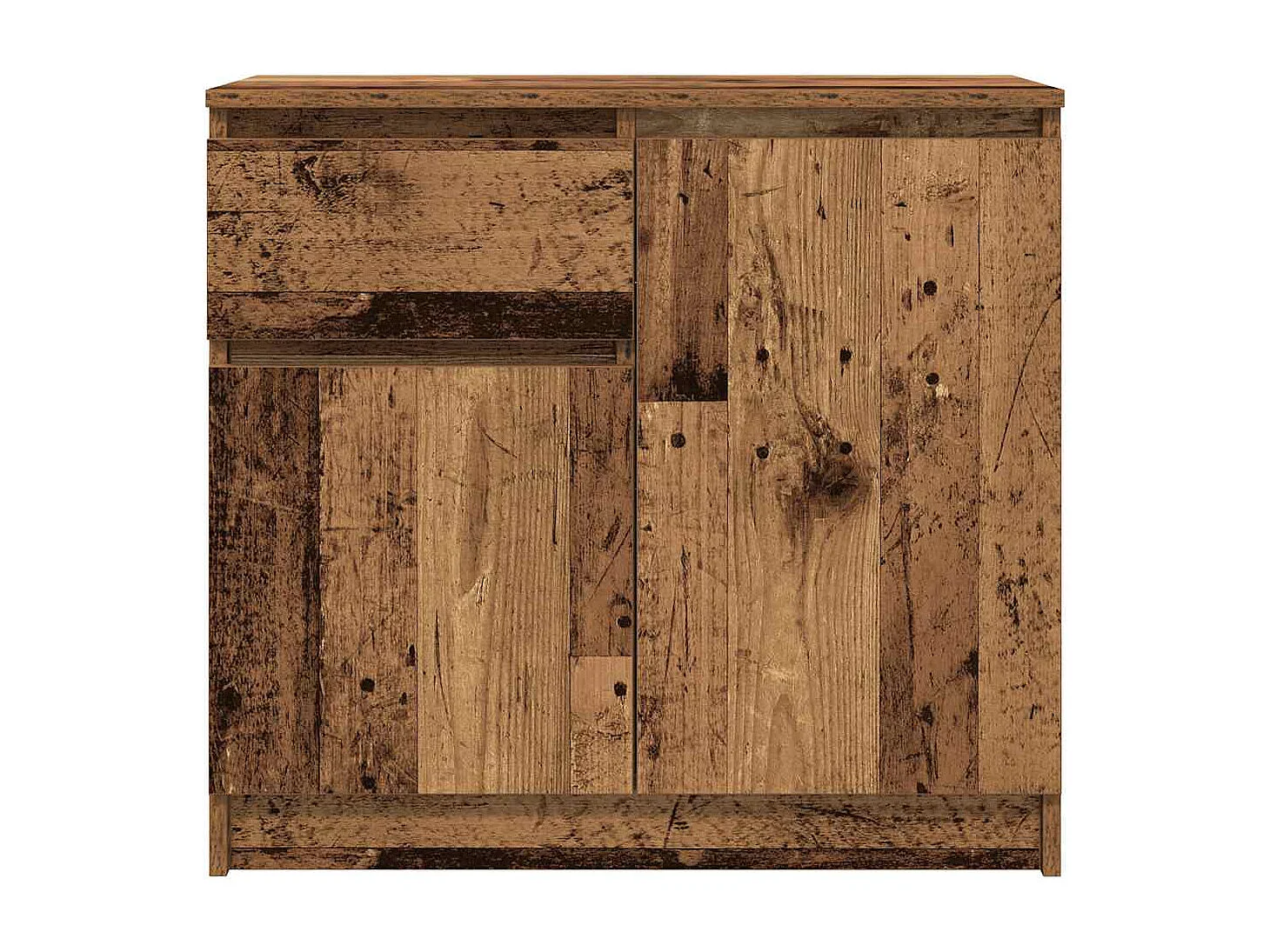 Dressoir met lade 71x35x65 cm spaanplaat oud hout