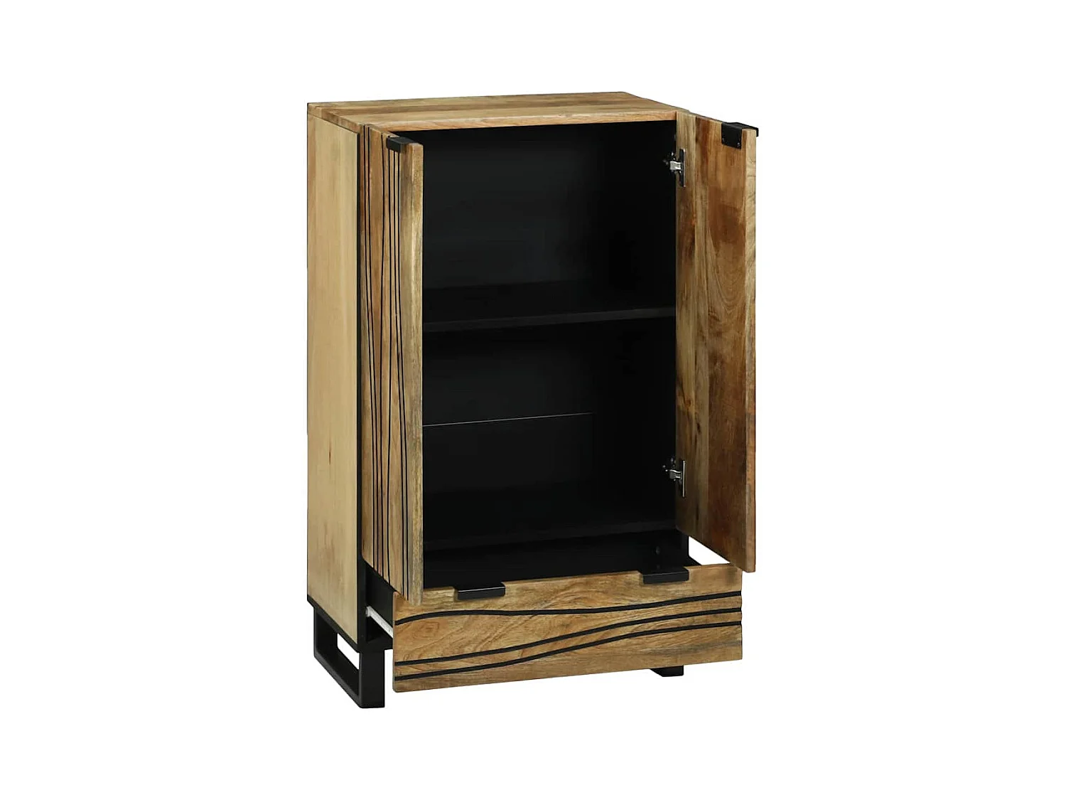 Buffet Marron 60 x 33 x 100 cm bois de manguier massif