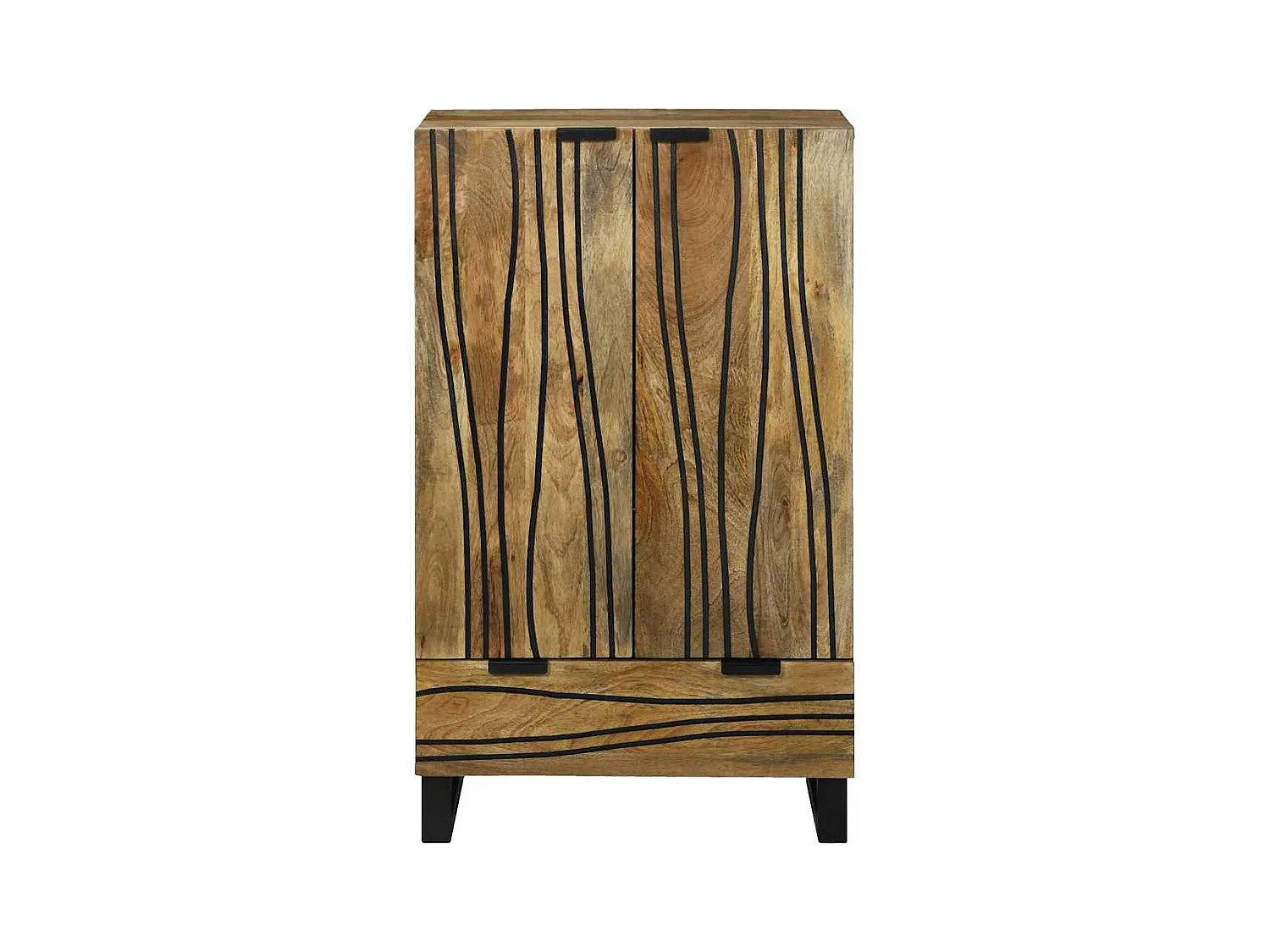 Buffet Marron 60 x 33 x 100 cm bois de manguier massif