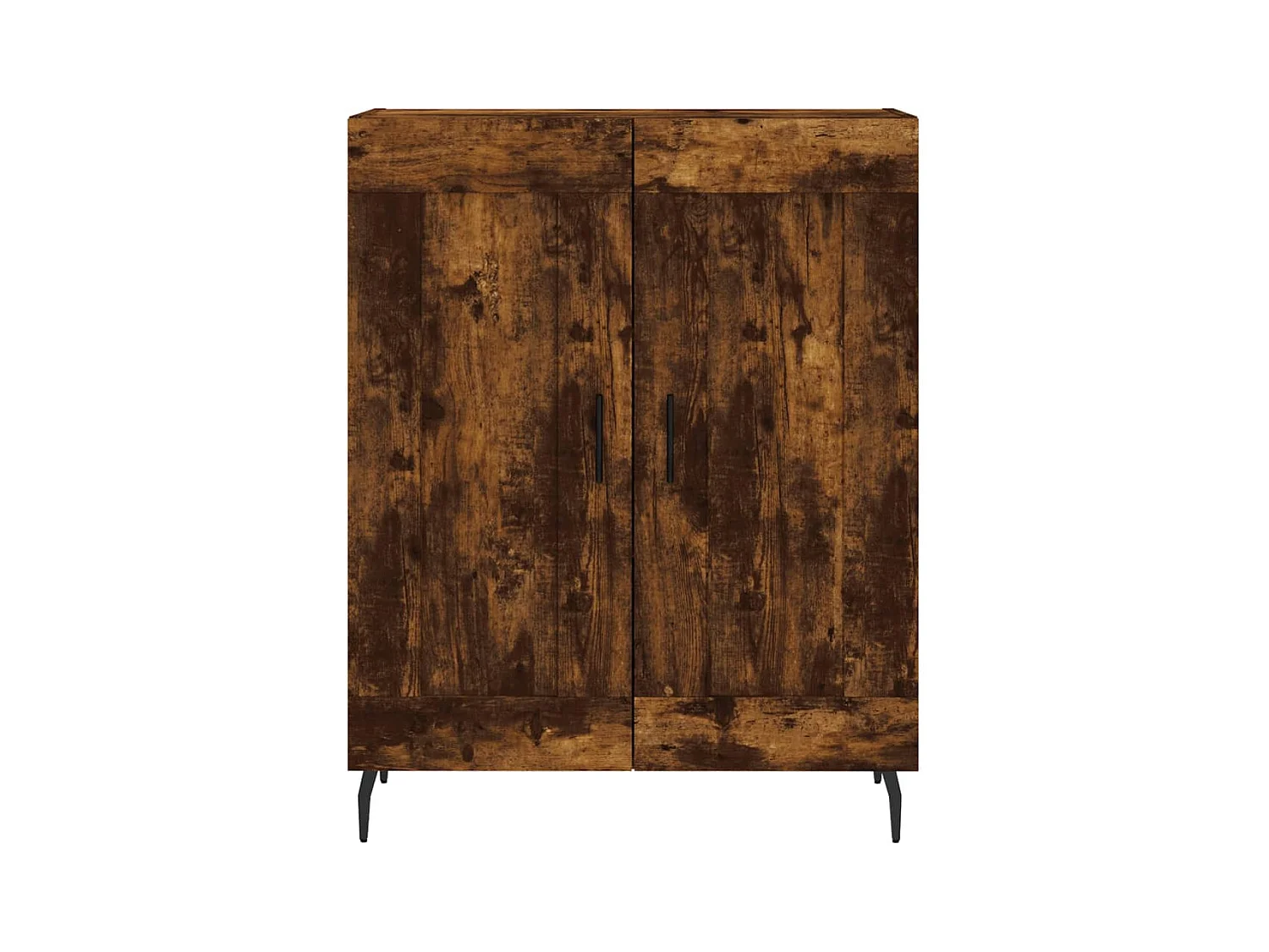 Aparador de madera de ingeniería roble ahumado 69,5x34x90 cm