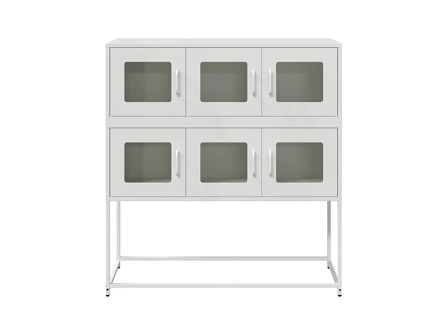 Buffet blanc 100,5x39x107 cm acier laminé à froid