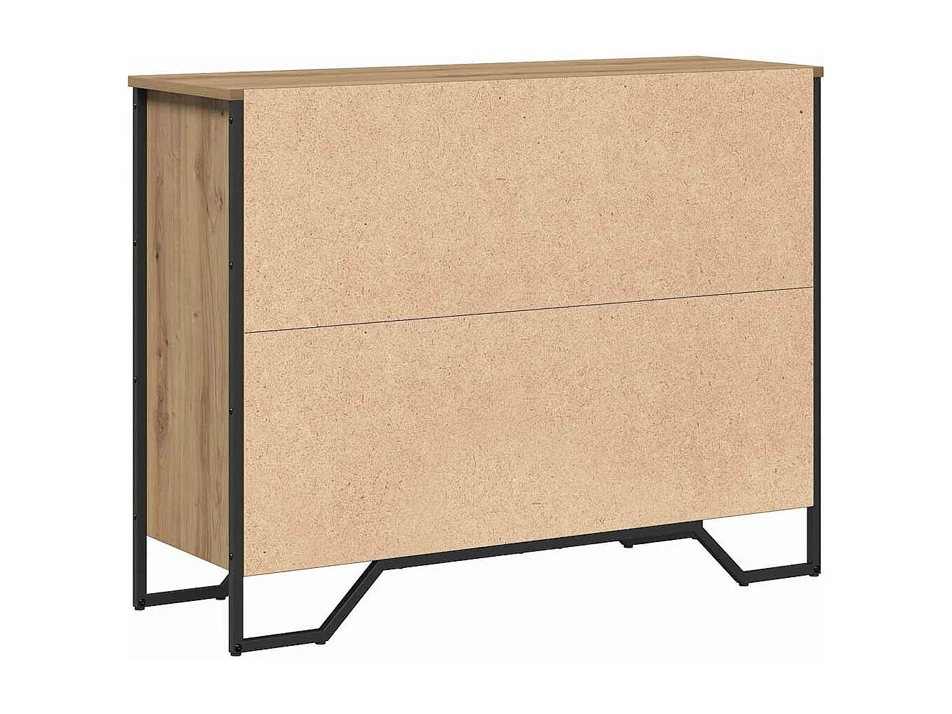 Buffet chêne artisanal 97 x 32.5 x 74.5 cm Bois d'ingénierie