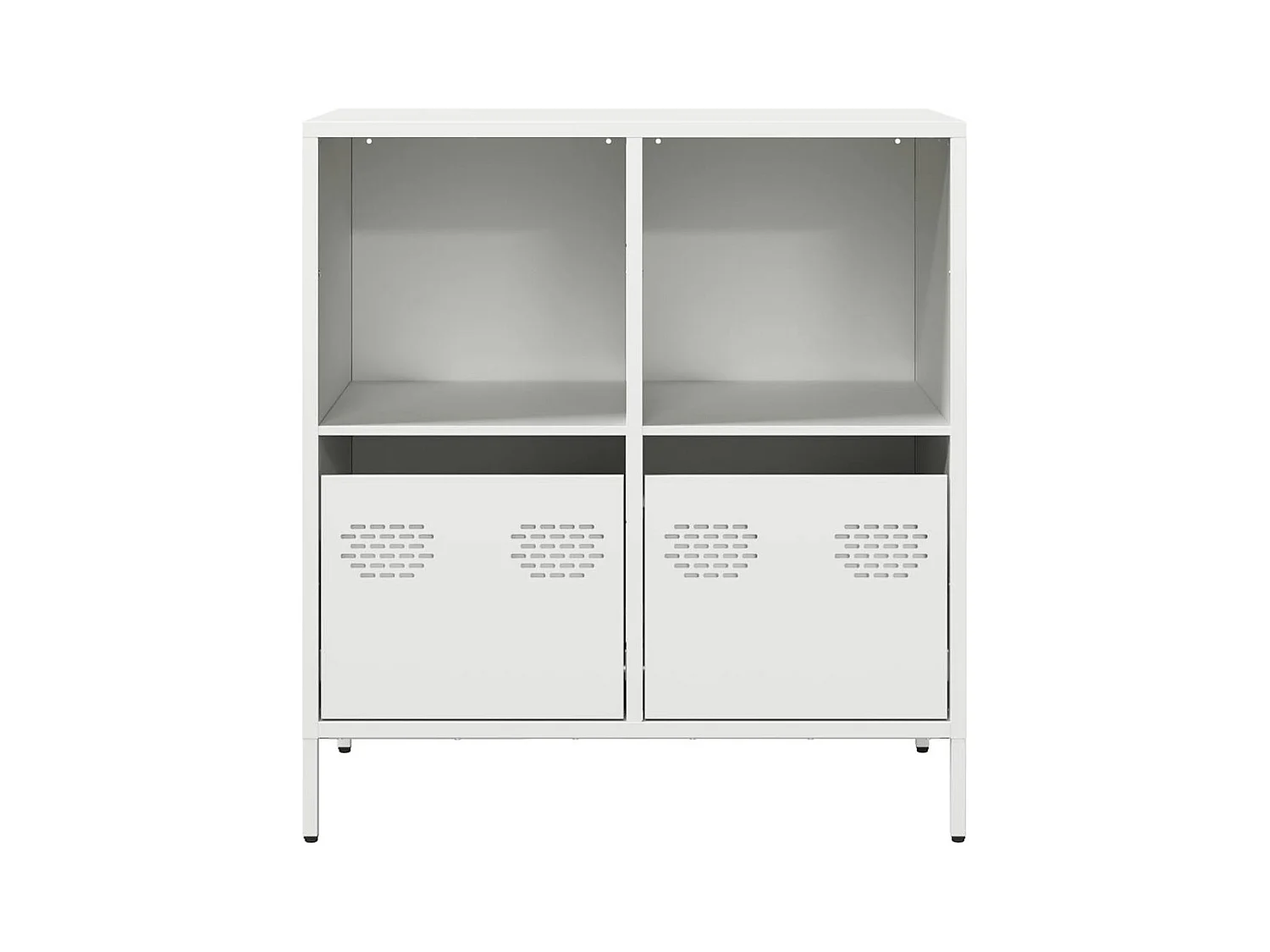 Buffet blanc 68x39x73,5 cm acier laminé à froid
