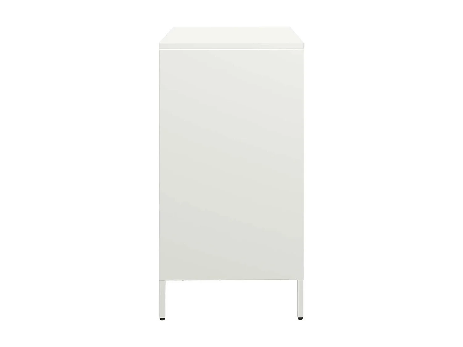 Buffet blanc 68x39x73,5 cm acier laminé à froid