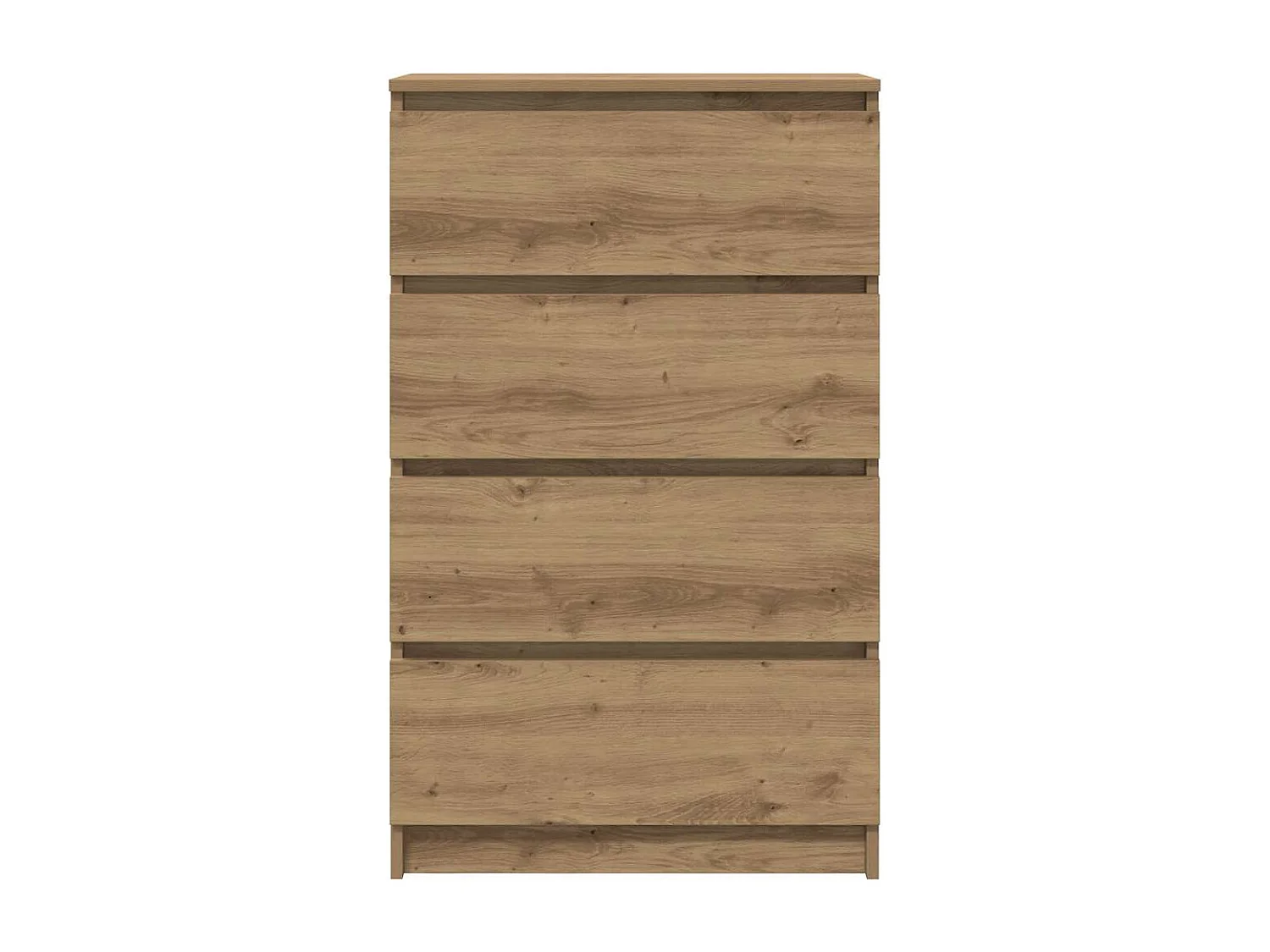 Buffet chêne artisanal 60x35x98,5 cm bois d'ingénierie