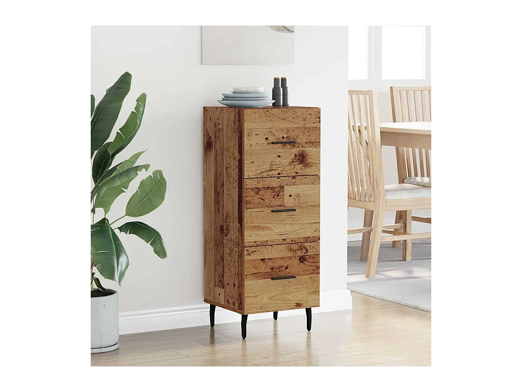 Buffet Madeira antiga 34 x 34,5 x 90 cm Madeira processada